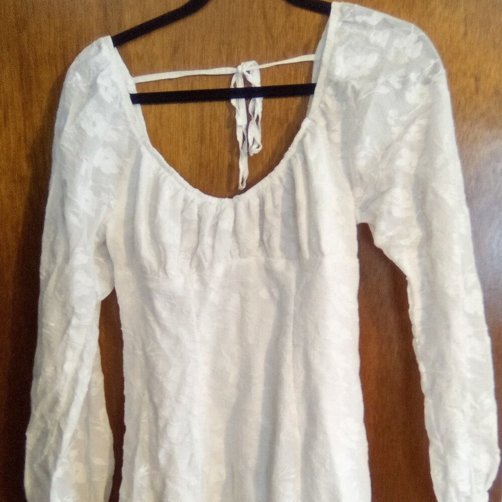 Wild Fable White Babydoll Dress Size S